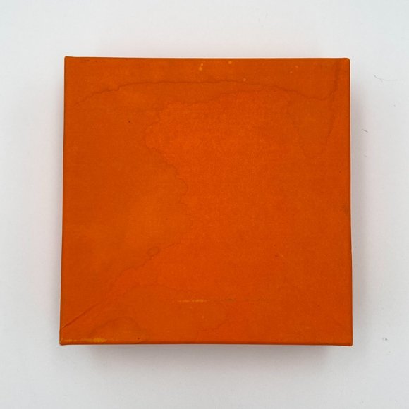 Authentic Hermes Gift Box with Ribbon, Cards, Dustbag—7.5 square x 2.25" - Picture 8 of 10